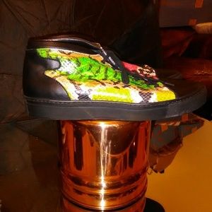 Jan Jansen snake skin mid top mens sneaker